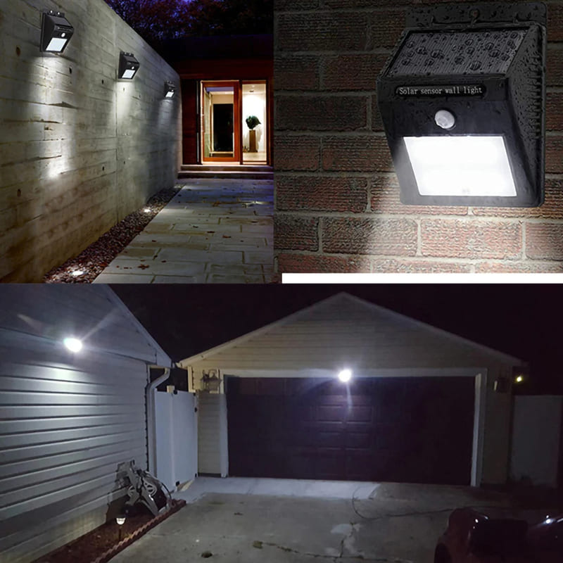 Lampara led sensor recarga solar FK23D-48
