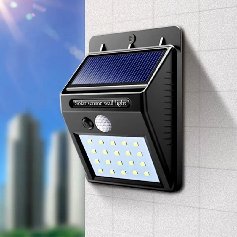 Lampara led sensor recarga solar FK23D-48